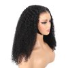 ISEE Wear and Go Glueless Wig Afro Kinky Curly Lace Front Wigs Human Hair 6x4 HD Lace Afro Curly Wigs for Women Lace Pre Cut Glueless Wigs Human Hair Pre Plucked 16 Inch