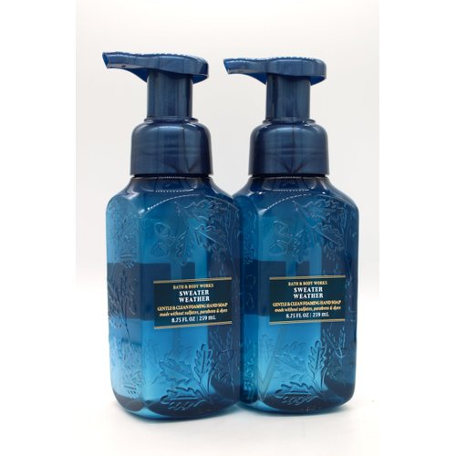 Sweater Weather, Bath and Body, Gentle Foaming Hand Soap, 8.75 fl oz each, 2 pack