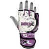 MMA Ladies Grappling Training Gloves Cage Women Fighting Sparring Gloves Purple (Medium)