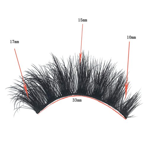 MYMYDA Eye Lashes Natural Look Clear Band Cat Eye False Eyelashes Fluffy Mink Fox Lashes Wispy 5D Volume Durl Lashes Strip Eyelash Extension Look