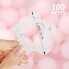 100 Pieces Flower Balloon Clips Balloon Holder Balloon Flower Clips for Balloon Arch for Baby Shower Wedding Event Decorations Birthday Party Supplies (Pinwheel Style)