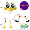 DecoSet® SpongeBob SquarePants™ Creations Cake Topper, 5-Piece Birthday Party Set with Eye-Popping Face and 2 Arms and 2 Legs