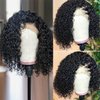 Venice Hair 13x6 Lace Front Human Hair Wigs for Black Women Virgin Curly Human Hair Wigs Short Lace Frontal Wig Pre Plucked with Baby Hair (12inch, 150% density)