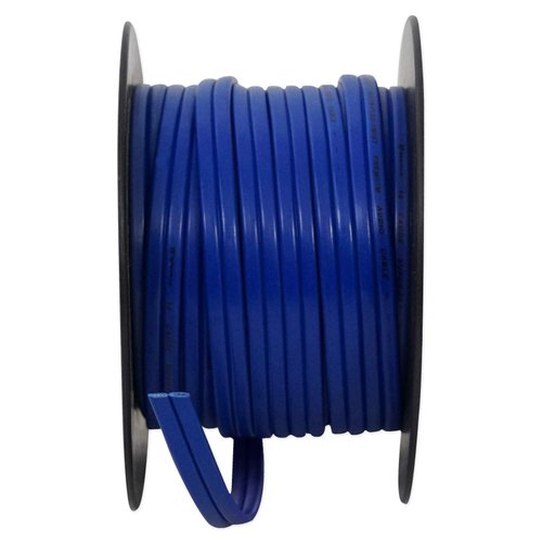 Rockville R14G50MS-BL 50 Foot Spool Marine Waterproof 14 AWG Speaker Wire, Blue