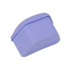 Trapezoid Retainer Case, Mouth Guard Cases, Denture Case Partial Tooth Case Denture Box Denture Storage Boxes, Travel Portable Denture Bath Box for Home Office Purple