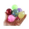 Curious Minds Busy Bags 8 Mini Stress Balls - 4 Glitter, Metallic, Confetti, Glow in Dark 1.5" Stress Ball - Ceiling Sticky Glob Balls - Squishy Gooey Shape-able Squish Sensory Squeeze Balls