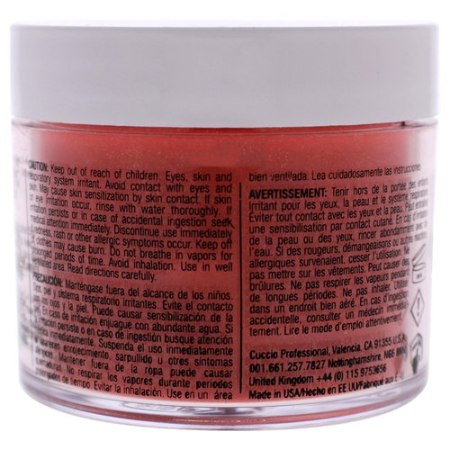 Cuccio Colour Powder Nail Polish - Lacquer For Manicure And Pedicure - Highly Pigmented Powder That Is Finely Milled - Durable Finish With A Flawless Rich Color - Orange W/Gold Mica - 1.6 Oz