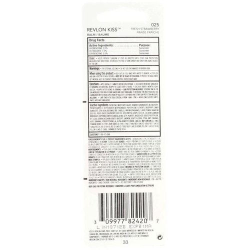 Revlon Fresh Lip Balm Strawberry & Crisp Apple (Pack of 2)