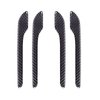 Femibon Door Handle Cover FIt for Tesla Model 3/Model y 2017-2023,Carbon Fiber Door Handle Wrap for Car Door Handle Sills Protection Wrap Accessories 4PCS (Gloss Carbon Fiber Pattern)