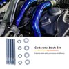 Carburetor Studs Set Carburetor Carburetor Mounting Stud Kit 3.5in Carburetor Studs Set Metal Carb Mounting Stud Kit with Spacers for 5/16in Threads Intake Manifold