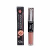 Aqua Rouge Matte Liquid Lipstick and Clear Lipgloss Duo by She Makeup (AR03 Classic Nude)