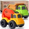 UOYLEYVN Toddler Toys for 1 Year Old Boy, Dump Truck Toys and Mixer Cement, BPA Free, Phthalates Free, PVC, Outdoor Toys for Toddlers 1-3, Ideal Toy Cars for 2 3 4 Year Old Boy Christmas Birthday Gift