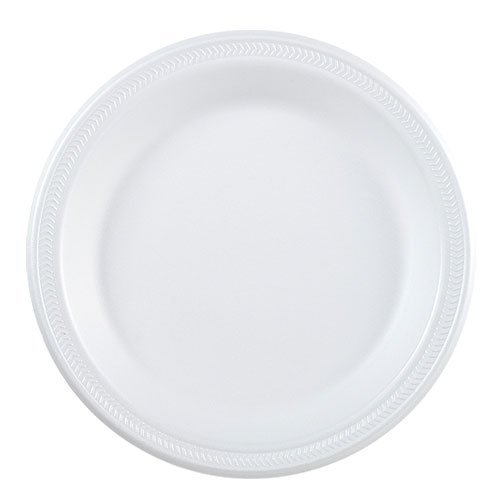 Nicole Home Collection Styrofoam Luncheon Plates, 9", White