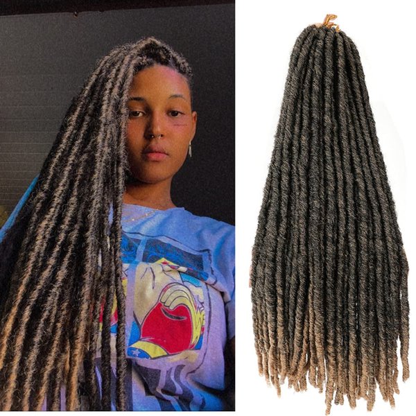 VERSAINSECT Inch Long Faux Locs Crochet Hair for Black Women 20 Strands/Pack 26inch Dreadlocks Ombre Crochet Braids Natural Soft Ear Wax Remover, Ear Cleaner