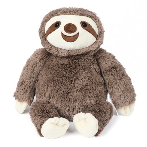 Cuckool Warmable Sloth Stuffed Animals, Microwavable Stuffed Animals Heating Pad for Cramps, Pain Stress Relief, Heatable & Coolable Lavender Scented Plush Toy for Anxiety, Women & Kids Bedtime