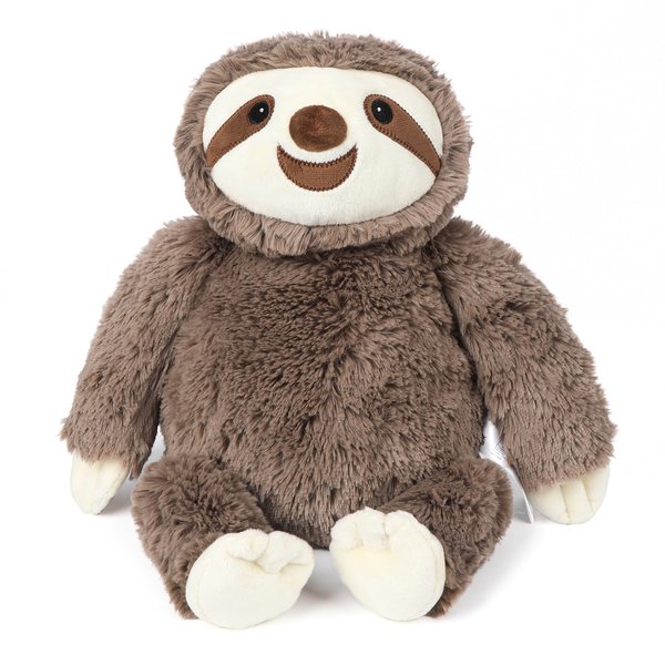Cuckool Warmable Sloth Stuffed Animals, Microwavable Stuffed Animals Heating Pad for Cramps, Pain Stress Relief, Heatable & Coolable Lavender Scented Plush Toy for Anxiety, Women & Kids Bedtime