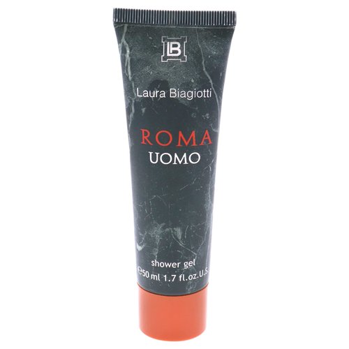 Laura Biagiotti Roma for Men Refreshing Shower Gel - Sensual and Soulful Character - Fruity Aromas of Grapefruit and Sandalwood - Nourishing Moisture and Cleanses Dirt and Impurities - 1.7 oz