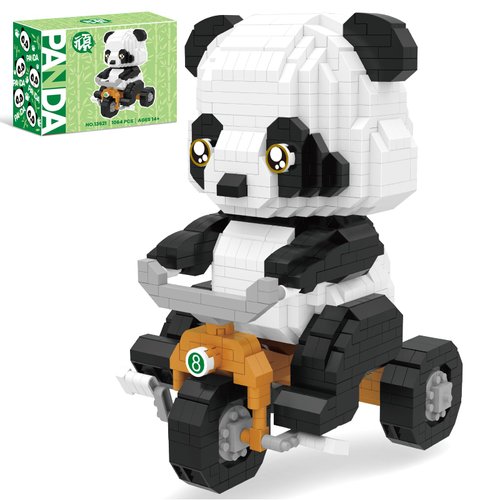 Panda Micro Mini Building Toy Bricks for Adults, 1064 PCS Mini Building Blocks Animals Sets for Goodie Bags, Party Favors for Boys Girls 12+ 14+, Christmas Birthday Gift for Kids, Carnival Prizes