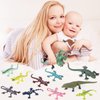 SCAHOW 12PCS Fake Lizard Toys Realistic Rubber Reptile Animal Figures Plastic Wilde Life Creatures Lizard Figurines for Kids, Halloween Party Favor Prank Props Scary Toy