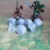 FanRoll by Metallic Dice Games 16mm Sharp Edge Silicone Rubber Poly DND Dice Set: Glacial Debris, Role Playing Game Dice for Dungeons and Dragons