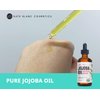 Kate Blanc Cosmetics Jojoba Oil for Hair Growth, Face, Skin (2oz, Organic, Pure) Stocking Stuffers Christmas Gifts for Women, Men, Mom, Dad, Teen. Gua Sha Oil for Facial Massage and Dermaplaning