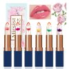 Bekoeen 6Pcs Clear Magic Color Jelly Lipstick,Crystal Jelly Flower Color Changing Moisturizing Lip Gloss, Crystal Aloe Vera Lip Balm,Long Lasting PH Clear Temperature Lip Stick