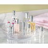 iDesign The Rain Collection Lazy Susan Turntable Organizer, 9" x 9" x 1.5", Clear