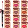 QiBest 12 Colors Lip Liner Pencil Waterproof Non-Marking Matt Velvet Lipstick Pen （12Pcs Lot Set）
