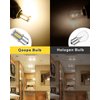 Qoope 1156 LED Bulb Warm White 1141 LED Bulbs RV Light Bulbs Interior 1073 7506 1003 BA15S Bulb for 12V Camper Travel Trailer Boat Motorhome Interior Lights, Pack of 10