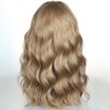 PATTNIUM Blonde Wig Men Wig Shoulder length Wig Ash Blonde Wig Wavy Ash Blonde Wig Male Hair Heat Resistant Synthetic Hair Cosplay Party Costume Daily Wear Wig (Ash Blonde)