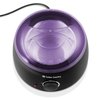 Salon Sundry Portable Electric Hot Wax Warmer Machine for Hair Removal - Black with Purple Lid