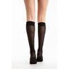 Relaxsan Basic 850 (1 Pair - Black 5/XXL) - moderate support knee high socks 15-20 mmHg, 100% Made in Italy