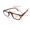 Hand Painted Reader Reading Glasses + Free Micro Fiber Pouch $5.00 Spring Hinge R77 (+300, Sunflower)