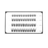 i-Laesh Lash Clusters - E02 DIY Eyelash Extensions 40 Clusters - Mega Volume D Curl Individual Lashes Cluster Extensions for DIY at Home (Lash Clusters - E02, D - 10-16 mm)
