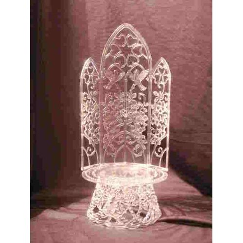 Wedding Cake Top Accessories Plastic Arch Back Clear