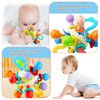 Baby sensory release toy, baby release pressure ball, baby car seat toy, gift for newborn boys and girls 0-6, 6-12 months old baby bell chew toy, 1-3 years old preschool education and learning toy