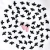 30Pcs Halloween Nail Charms 3D Resin Nail Art Charms Black Bat Nail Gems with Rhinestones Black Halloween Nail Charms for Acrylic Nails Supplies for DIY Manicure Nail Art Decorations