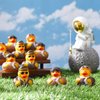 DEEKIN 24 Pcs 2 Inch Pilot Rubber Ducks Military Ducks Bathtub Toys Duck Cute Bath Toys Party Favor Baby Shower Birthday Party Gift Activity
