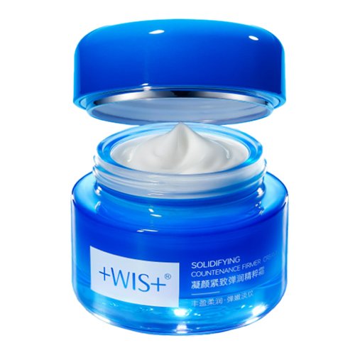 +WIS+ 6X Peptide Collagen Booster Cream, Anti Aging Firming Face Cream with Hyaluronic Acid for All Skin Types, Safe on Sensitive Skin (1.76 fl.oz)