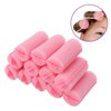 Foam Sponge Hair Rollers,12pc Soft Sleeping Hair Curlers Flexible Hair Styling Curlers Sponge Curlers Professional Home Salon Portable Soft Hair Curler Tool for Hair Styling (Pink)