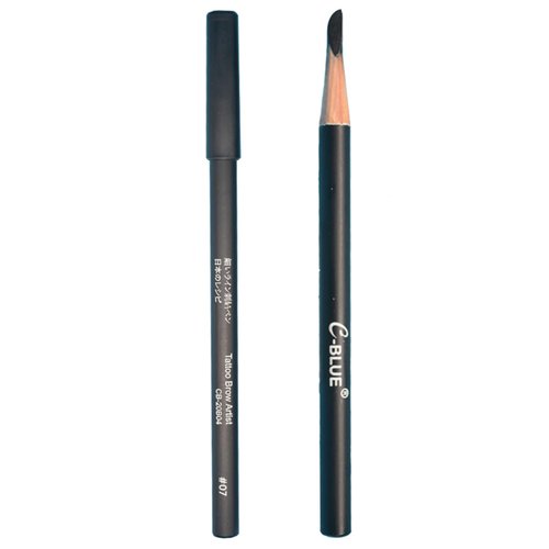 GLORAY Brow Pencil for Brow Defining |Ultra-Fine Microblading Eyebrow Pencil | Japanese-Imported Materials | Waterproof & Sweat-Resistant | Precision Brow Definition | All Skin Types Black 2.2g