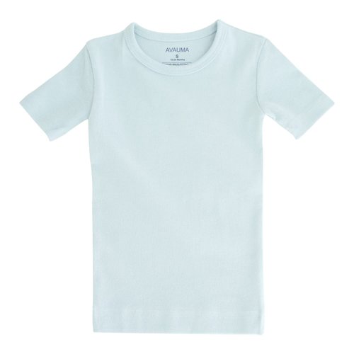 AVAUMA Baby Boys Girls Pajama Set Kids Toddler Snug fit Basic Cotton Sleepwear Short pjs for Daily (Sky Blue Medium) (S)