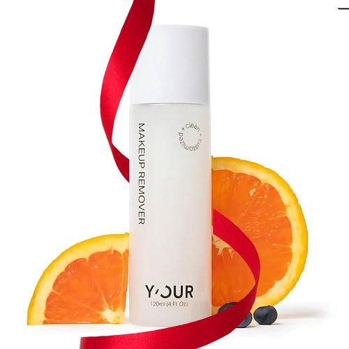 Y’OUR Soothing Makeup Remover | Micellar Cleansing Water For Sensitive Skin | Remove Oil & Sebum | Gentle Formula, Vegan & Non-Irritating | With Fruit Extracts and Aloe Vera - 4 Fl Oz (120mL)