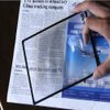 RZJZGZ 3X Premium Magnification Full Page Magnifier Fresnel Lenses Suit for Reading Small Prints & Low Vision Seniors (2Pack)