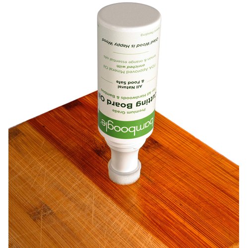 Bamboogle Food Grade Mineral Oil For Cutting Boards - No Mess Cutting Board Oil With Easy Applicator