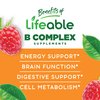 Lifeable Vitamin B Complex + Vitamin C Gummies - Great Tasting, Vegan, Energy Boost, Immune Support, Nerve Health - 6 B Vitamins + Vitamin C - Adult - 90 Gummies