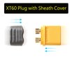 skrnrhrery XT 60 Plug Male Female Connector, with Sheath Housing Cover 14AWG Silicone Wire 10CM for RC Lithium Battery Cable Drone Car Boat 2 Pair Male Female Battery Wire