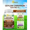 aSquared Nutrition Natural Ceylon Cinnamon 1200mg - 120 Capsules, True Cinnamon-Extract Supplement Pills Promotes Heart Health