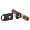 Xikar VX V-Cut V Cutter, Cigar Cutter, Up to 64 Ring Gauge, Razor-Sharp Blade Provides A Clean Cut Every Time, Concave Design for Cigar Rest, Black