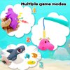 Bath Toys for Kids Ages 1-3 ,Baby Soft Dinosaurs Bath Tub Toys,11 pcs Bathtub Shark Game for Infants Toddlers, Magnetic Dino Fishing Toys Set,Mold Free Bath Toys